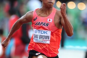 歴史作ったサニブラウン、日本勢初の決勝は10秒06で7位「来年はメダル」　世界のトップと真っ向勝負