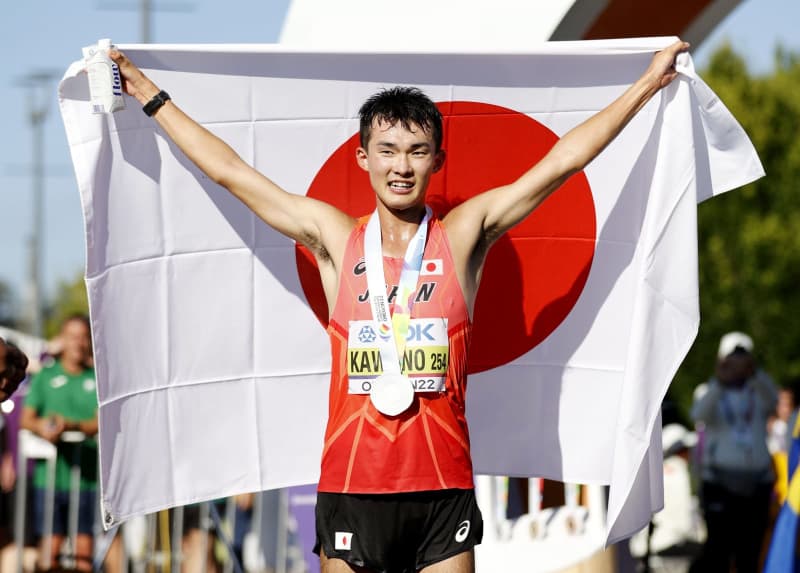 【世界陸上】競歩・川野将虎、銀メダルを獲得 【世界陸上】競歩・川野将虎、銀メダルを獲得