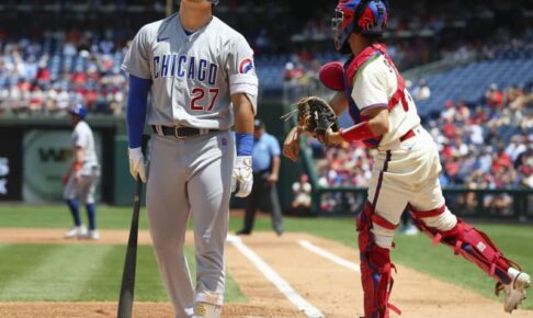 【MLB】シカゴ・カブス鈴木誠也は4打数無安打　フィリーズ戦