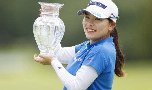 【楽天レディース】女子ゴルフ、勝みなみが今季初勝利