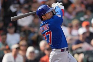 【MLB】鈴木誠也、中前打で2試合連続安打　4の1で打率.260、全米中継の注目一戦もカブス零敗