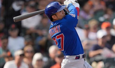 【MLB】鈴木誠也、中前打で2試合連続安打　4の1で打率.260、全米中継の注目一戦もカブス零敗