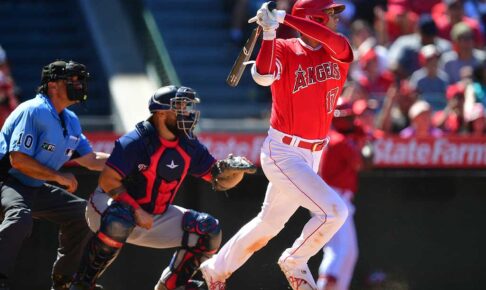 【MLB】大谷翔平、弾丸ダメ押しタイムリーでエ軍連勝に貢献　連続四球からメジャー通算300得点もマーク