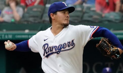 レンジャーズ快勝　有原が7回途中4安打無失点の好投で今季初勝利