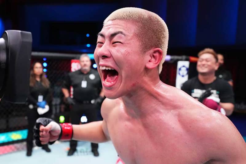 22歳・木下憂朔が快挙！　UFC登竜門で閃光カウンター、相手は卒倒「これが日本人じゃい」