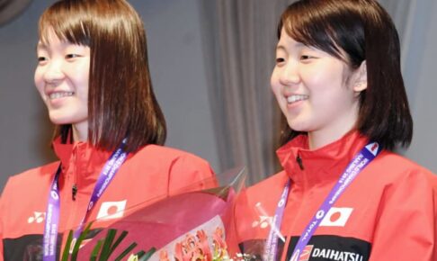 世界選手権銅のナガマツ　準々決勝で韓国ペアに敗退「もったいなかった」ジャパンOP