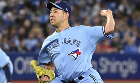 ブルージェイズ菊池が5勝目　オリオールズ戦、2回2失点