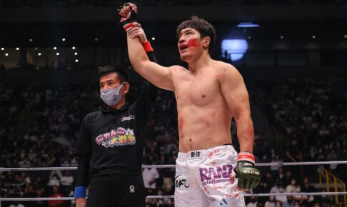 【RIZIN.38】シビサイ頌真、一本勝ちも「正直焦りはあった」　試合中の鼻血は「生まれて初めて」