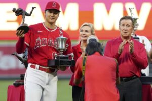 【MLB】大谷翔平、2年連続チームMVP受賞　選手投票で選出、最優秀投手賞も