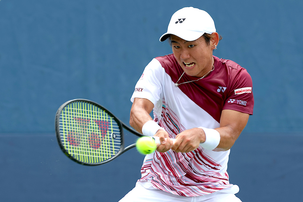 日本のテニスを変えるか　ツアー2勝目を挙げた西岡良仁　(C) Getty Images