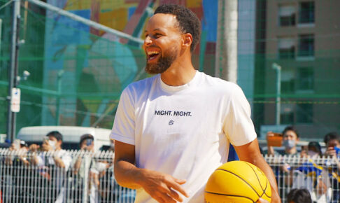 【NBA】ステフィン・カリーが東京・天王洲のカリー・コートでダンク失敗！