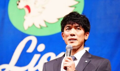 西武の松井稼頭央新監督が就任会見 緊張の面持ち「自分らしく、思い切ってやる」 西武の松井稼頭央新監督が就任会見 緊張の面持ち「自分らしく、思い切ってやる」