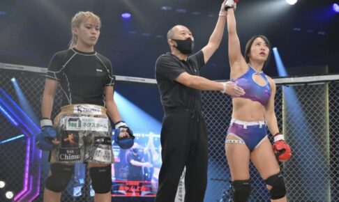 筋肉自慢のレスラーちゃんよた、パワフル連打でパリピ歌姫撃破　ブレイキングダウン6