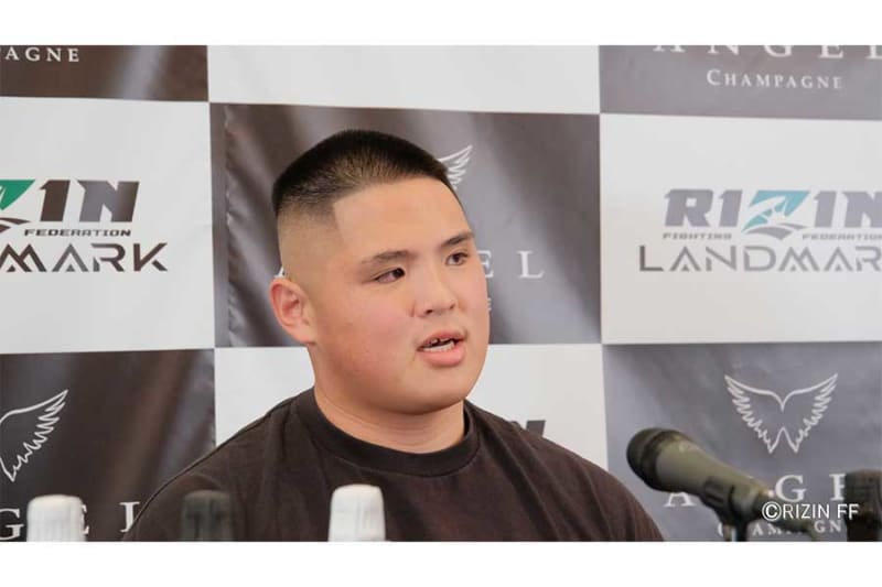 【RIZIN】貴賢神、合計230キロの超重量級フェイスオフで「笑いそうになった」　挑発に動じず