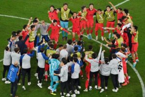 韓国、後半AT弾で3大会ぶり決勝T！　ポルトガルを2－1撃破、アジア勢3か国進出は史上初