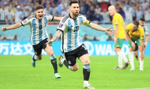 アルゼンチンが豪州を2－1撃破！決勝T初ゴールのメッシは1000試合出場&マラドーナ超えW達成【W杯ラウンド16】