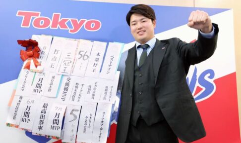 村上、6年目球界最高の6億円　25年シーズン後に米挑戦