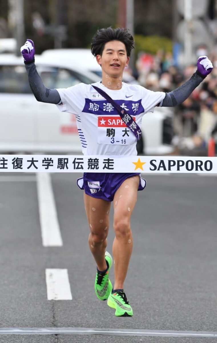【第99回箱根駅伝】駒大が19年ぶり往路V　史上5校目の3冠に王手　群を抜く安定感　2年ぶりの王座奪還見えた