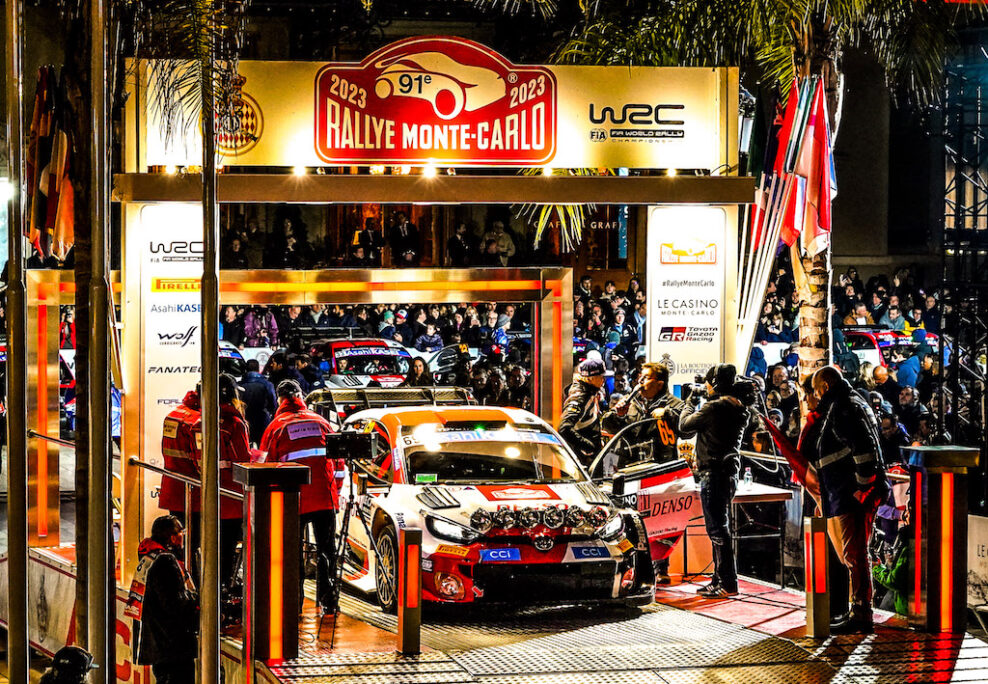 【WRC】2023年が開幕　ラリー・モンテカルロ初日はトヨタのセバスチャン・オジエが首位