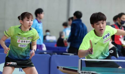 ベスト16が決定　張本智和/早田ひな、松島輝空/張本美和らが4回戦へ＜全日本卓球2023混合複3回戦＞