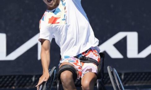 車いす小田が4強、全豪オープン　青山、柴原組は準々決勝