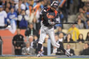 2009年WBC決勝で勝ち越し打を放ったイチロー（