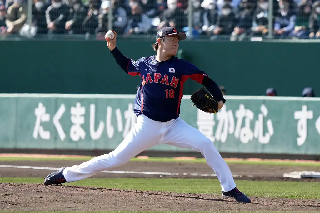 WBC】侍ジャパン、山本由伸はソフトバンク相手に3回3Kも2失点 村上宗隆
