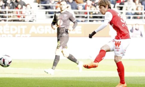 伊東純也が1得点2アシスト　フランス1部リーグ