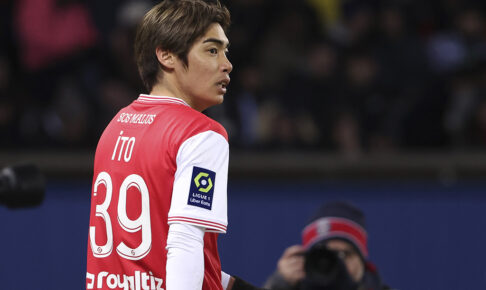 【リーグ・アン】「凄まじいプレー」伊東純也、1得点2アシストの活躍にデータサイトは「完璧」　圧巻スタッツも紹介