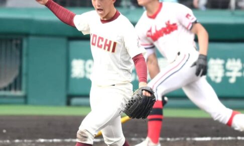 【センバツ】高知が2年連続で初戦突破　神宮大会4強の北陸に逆転勝ち