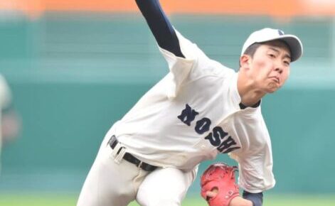 能代松陽が初戦突破　森岡が圧巻投球　2安打12K完封勝利　石橋を破る