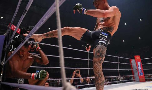 【RIZIN.41】萩原恭平、“崖っぷち”同士の消耗戦で勝利　平本蓮に「お前もちゃんと勝てよ、次」とエール