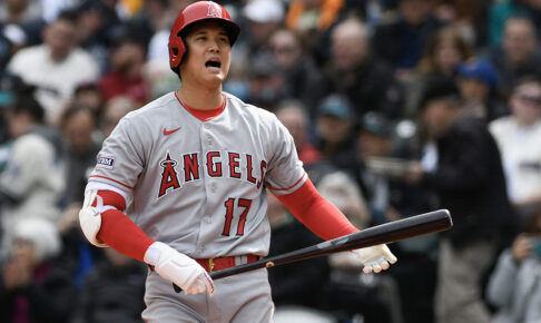 【MLB】大谷翔平、“真剣勝負放棄”の2敬遠含む3四球に場内騒然　今季ワースト9試合本塁打なしでエ軍も借金「8」
