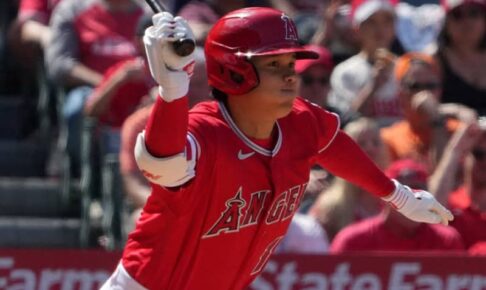 【MLB】大谷翔平、“痛烈”右翼線二塁打で2試合連続安打　2戦連発6号なるか