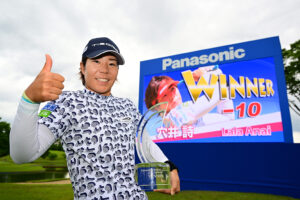 【女子ゴルフ】穴井詩、一番乗りで今季2勝目　パナソニックオープンレディース最終日