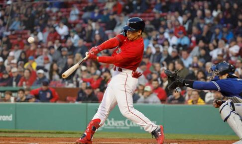 【MLB】吉田正尚、グリーンモンスター直撃11試合連続安打で公式サイトは新人パワーランキング6位に選出