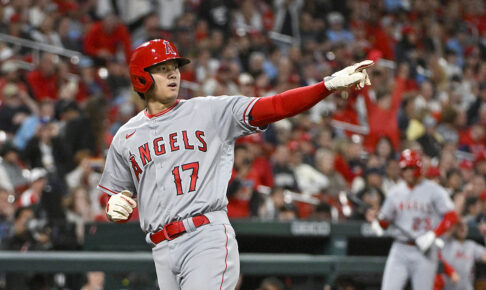 【MLB】大谷翔平、自己最多タイ13Kで通算500奪三振達成　今季3度目猛打賞でエ軍逆転に貢献