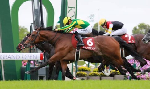 【京都新聞杯】1番人気のサトノグランツが3連勝で重賞初制覇　川田「よく届いてくれた」