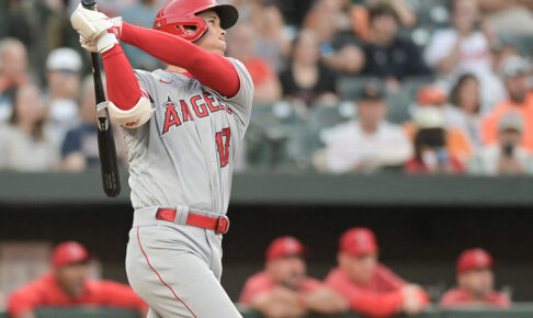 【MLB】大谷翔平「2番DH」  元“二刀流”同僚右腕からリーグ独走45号アーチなるか