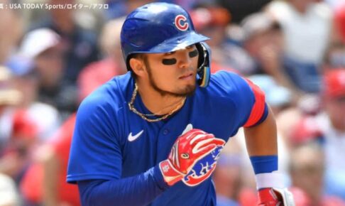 カブス鈴木誠也 レーザービームでピンチを救うスーパープレー！打撃では2試合ぶりのヒットもチャンスで1本が出ず