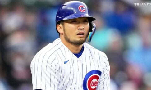 カブス鈴木誠也 5試合ぶりのノーヒットで連続試合安打は4でストップ、2度の得点圏も走者還せず