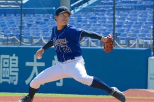 【全日本大学野球】4種類のストレートを操る「大竹2世」　濟々黌→鹿屋体大の頭脳派右腕・森田希夢