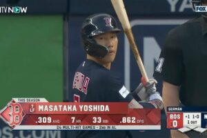 吉田正尚は2試合連続ノーヒットで打率.305も2四球で存在感 レッドソックスは敗れて借金1に