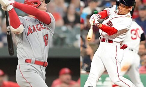 【MLB】絶好調の大谷翔平と4安打復調の吉田正尚　3割超えの2人に高まるイチロー、松井秀喜以来の“偉業”