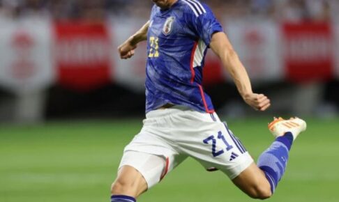 サッカー日本代表　DF伊藤洋輝の代表初ゴールで先制　ミドルシュート突き刺す　A代表10試合目
