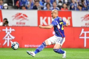前田大然も決めた！　日本代表が怒とうのゴールラッシュで4点目　W杯クロアチア戦以来