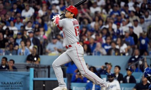 【MLB】大谷翔平、球宴前最終戦で32号　豪快132メートル弾はドジャースタジアム初アーチ　今季6度目の“サイクル王手”