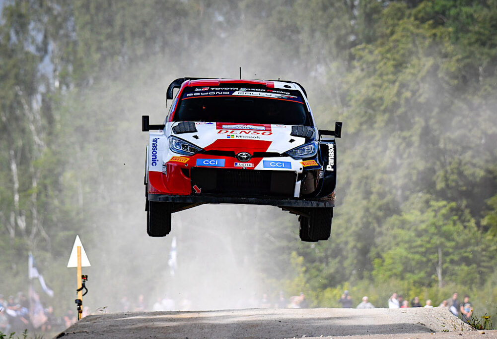 【WRC】第8戦ラリー・エストニア　トヨタのカッレ・ロバンペラが首位奪取、勝田貴元は7位に転落「必要以上に躊躇した」