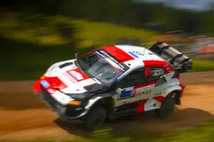 【WRC】第8戦ラリー・エストニア　トヨタのカッレ・ロバンペラが全SSで首位「素晴らしい一日」と自画自賛