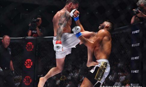 【超RIZIN2】サトシ、3R49秒“殺人カーフ”からの畳み掛けでTKO負け　パトリッキー「飛び蹴りから自分のペースに持ち込めた」